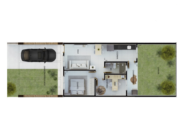 Casa 51 m²